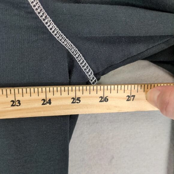 Vtg Nautica Pullover 1/4 Zip Sweatshirt Mens XXL Black White Stitching Mock Neck - Picture 5 of 10